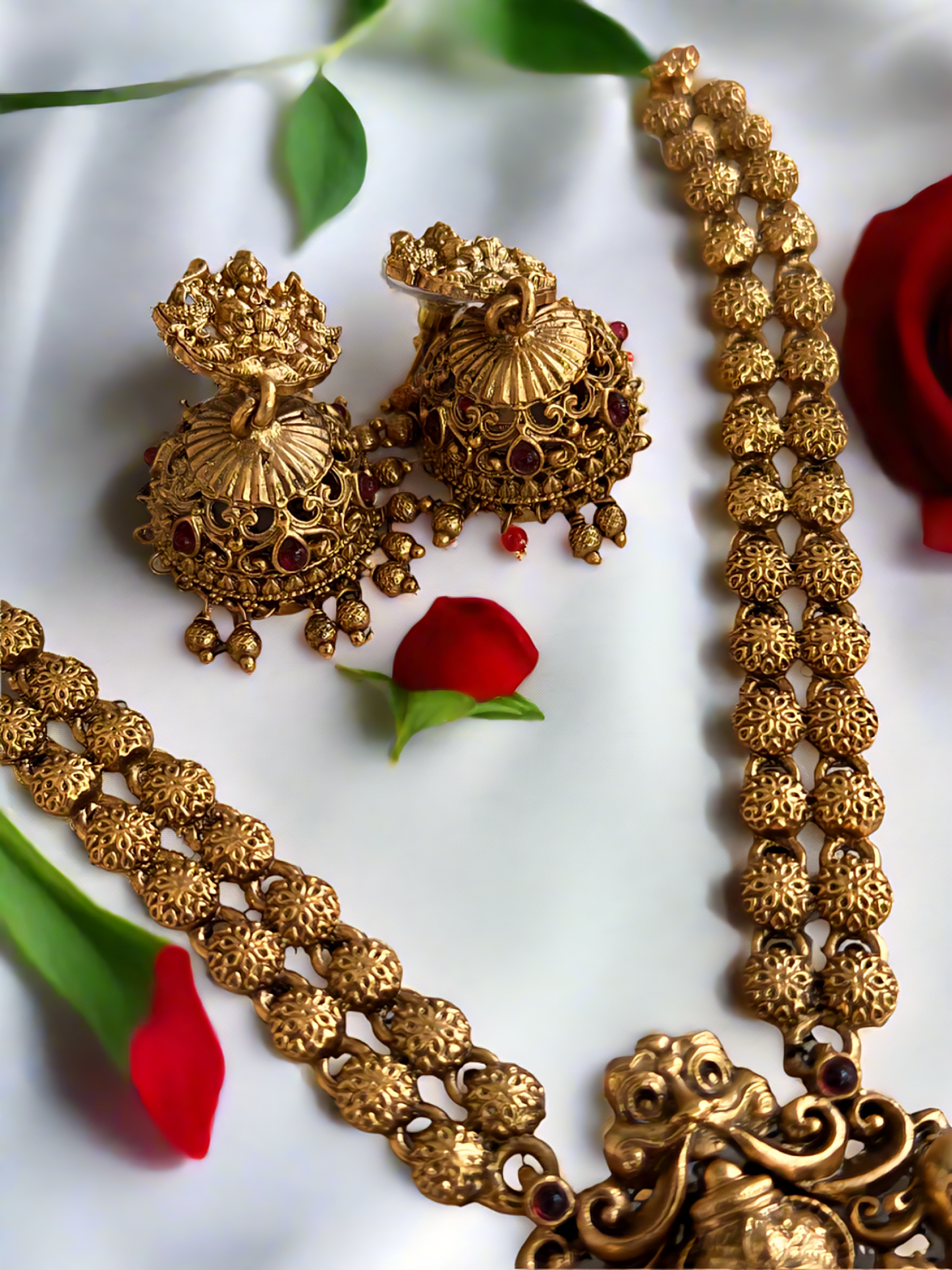 Lakshmi Multi Colour Matte Haram Bridal Set | BS07 |Tangamala