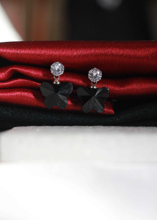 Korean Crystal Butterfly Studs | FC20 | Tangamala