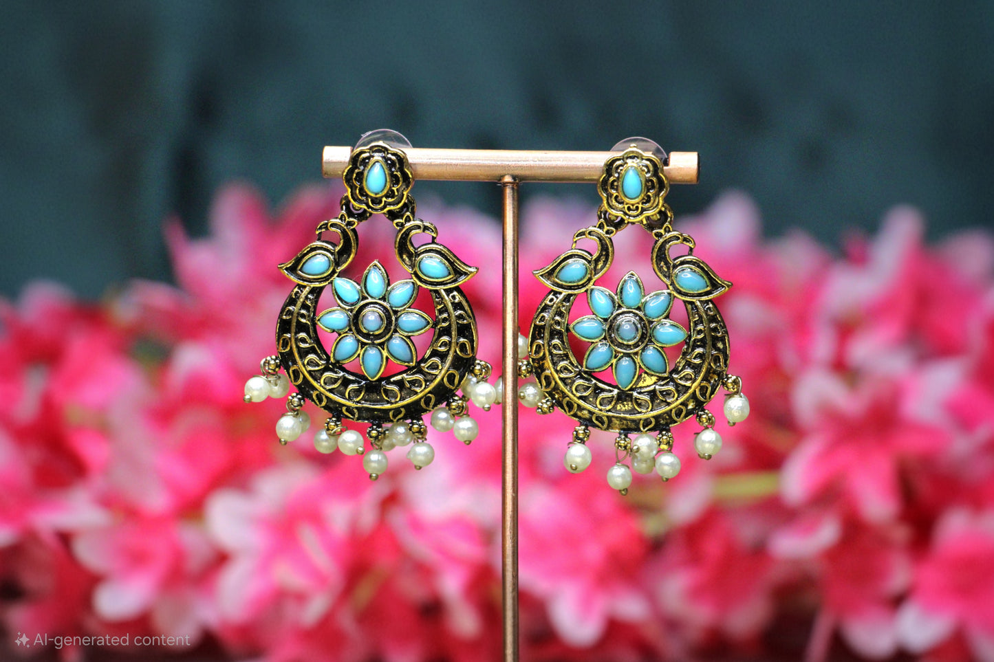 Polki Kundan Chandbali Earrings | OX02 | Tangamala