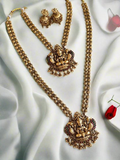 Lakshmi Multi Colour Matte Haram Bridal Set | BS07 |Tangamala