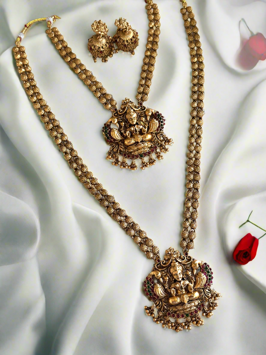 Lakshmi Multi Colour Matte Haram Bridal Set | BS07 |Tangamala
