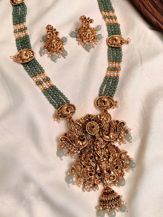 Lakshmi Pendant Pearl Haram | LH04 | Tangamala