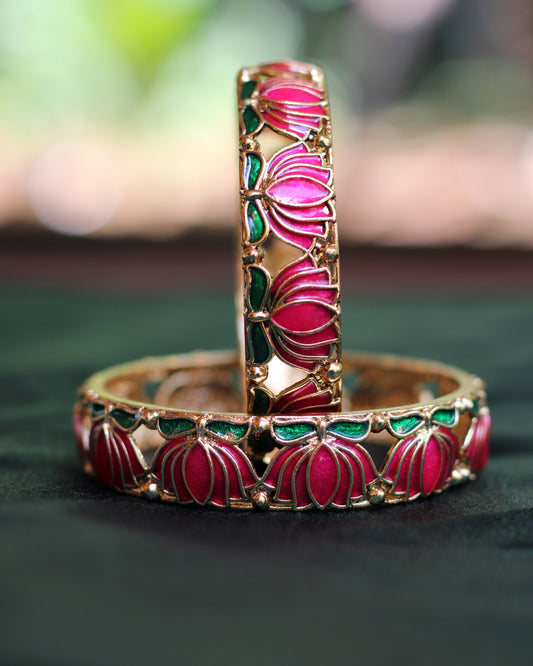 Lotus Bangles 2pcs | BN01 | Tangamala