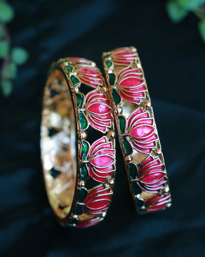 Lotus Bangles 2pcs | BN01 | Tangamala