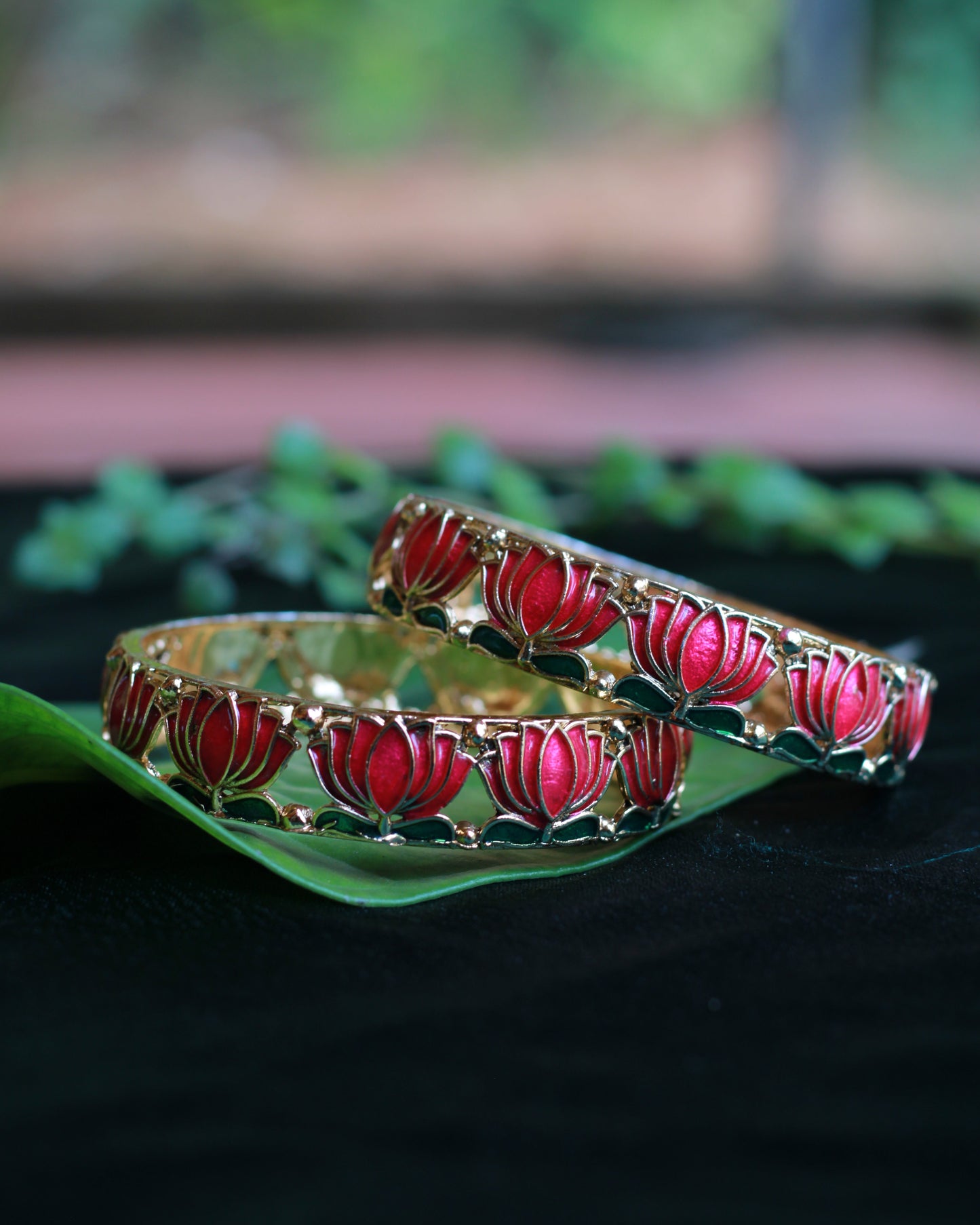 Lotus Bangles 2pcs | BN01 | Tangamala