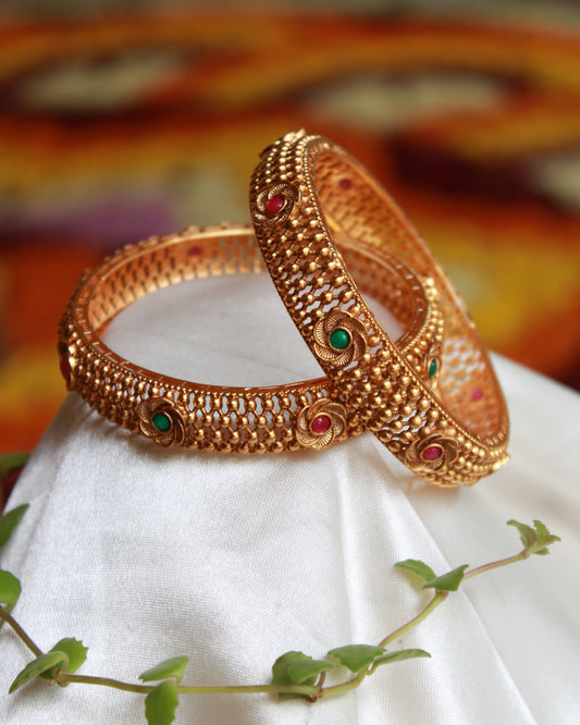 Chakra Kada Bangles 2pcs | BN04 | Tangamala