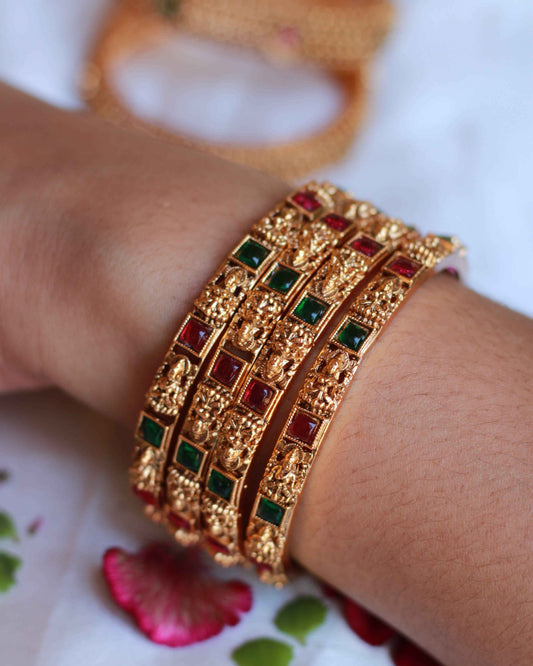 Temple Bangle Set 4pcs | BN07 | Tangamala (Copy)