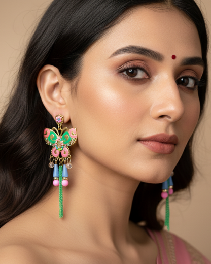 Boho Bloom Danglers | ER07 | Tangamala