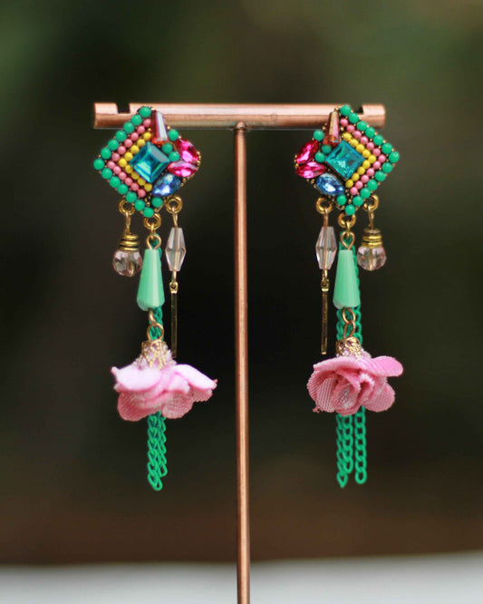 Royal Blossom Wings Earrings | ER09 | Tangamala