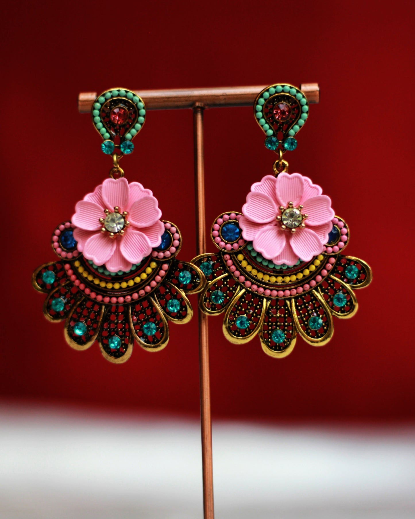 Floral Drop Dangler Earrings | ER11 | Tangamala