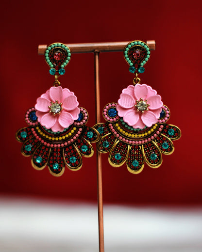 Floral Drop Dangler Earrings | ER11 | Tangamala