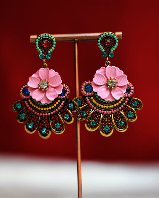 Floral Drop Dangler Earrings | ER11 | Tangamala