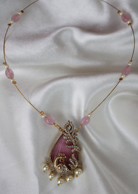 Peacock Invisible Chain Necklace | IC05 | Tangamala