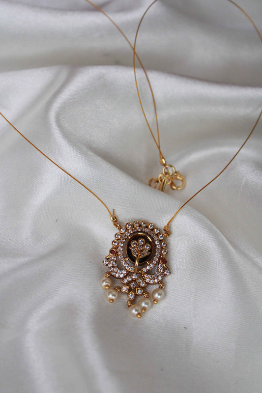 Pink Zircon Design Invisible Chain | IC11 | Tangamala