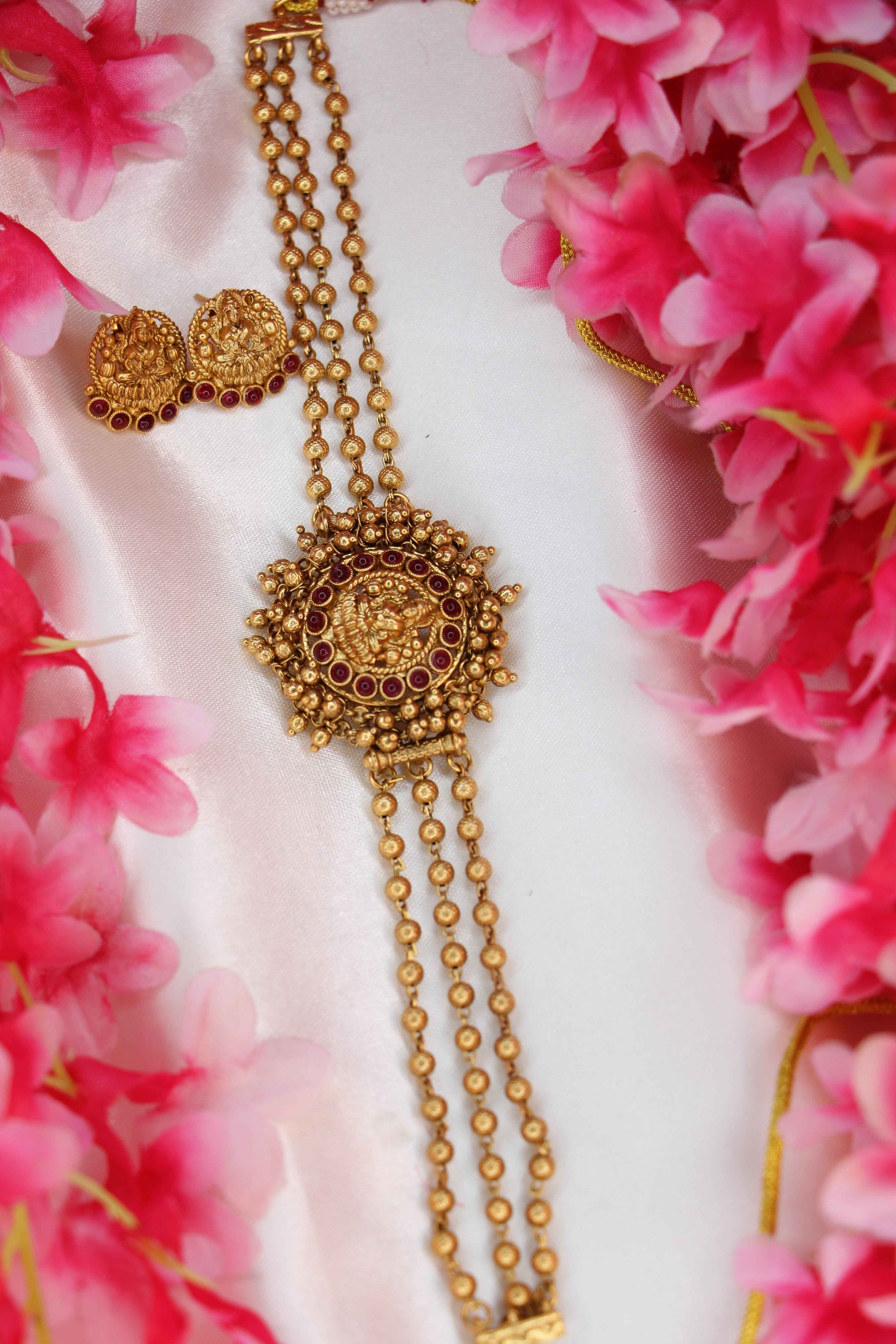 Lakshmi Golden Ball Choker | Traditional Temple Jewellery | Tangamala