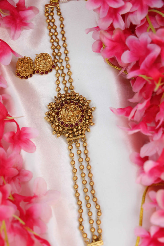 Lakshmi Golden Ball Choker | Traditional Temple Jewellery | Tangamala