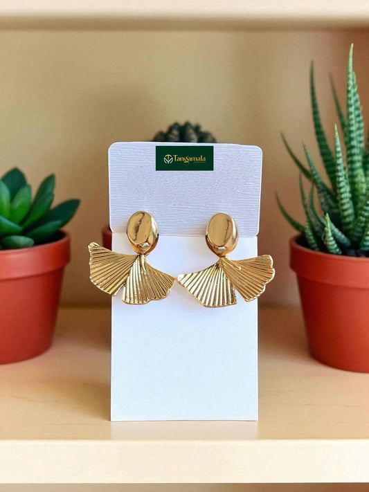 (TMAT010) Flower Drops Earrings - Tangamala Jewellery
