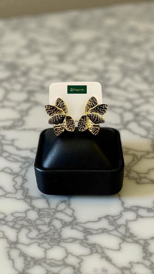 (TMAT013) Five Leaves Earrings - Tangamala Jewellery