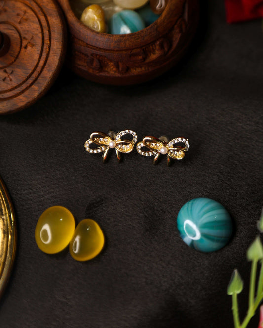 (TMFC003) Korean Butterfly Studs - Tangamala Jewellery