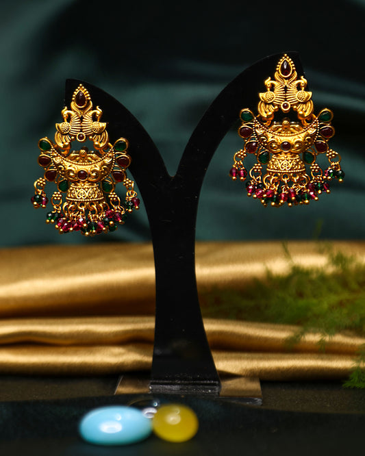 Anitque Half Moon Earrings