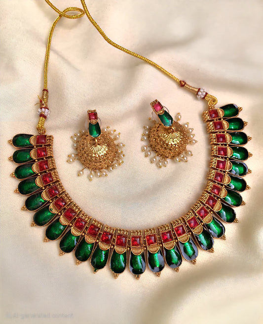 Kovai Palakka Necklace | NK32 | Tangamala