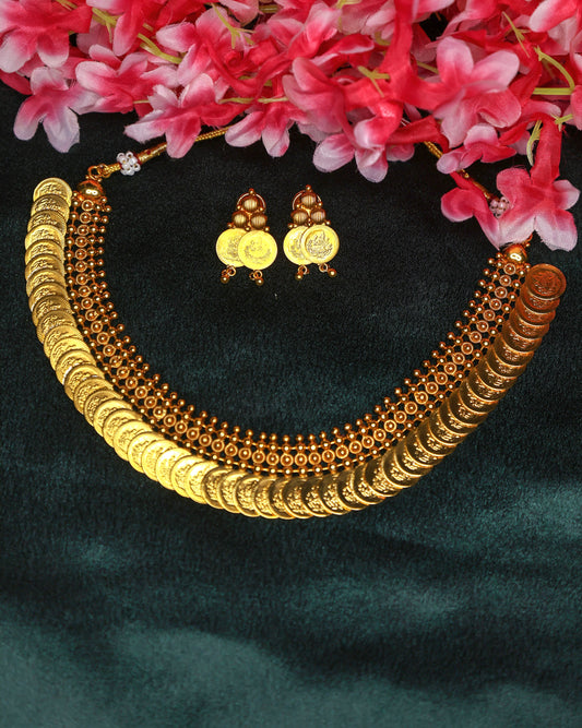 Lakshmi Coin Necklace | NK24 | Tangamala