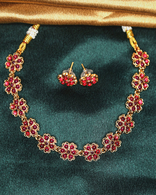 Kemp Flower Necklace | NK28 | Tangamala